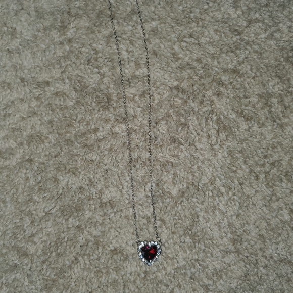 Red heart necklace